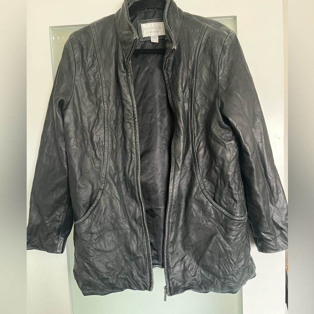 Worthington Co. Genuine Lambskin Jacket (Petite/L)